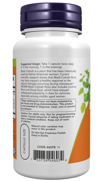 Now Black Cohosh Root Extract 90ct