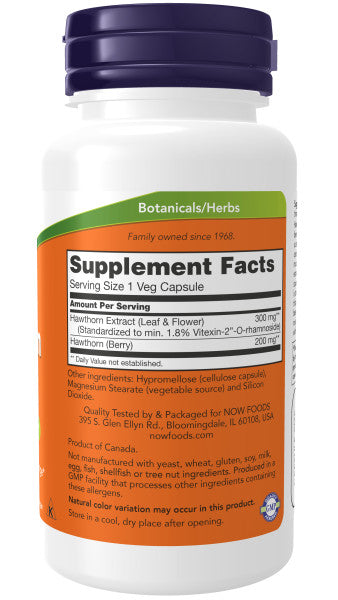 Now Hawthorn Extract 300mg Veg Capsules 90ct