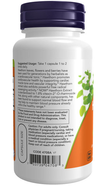 Now Hawthorn Extract 300mg Veg Capsules 90ct
