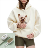 Hands-Free Dog Carrier Hoodie – Kangaroo Pet Pouch Sweatshirt